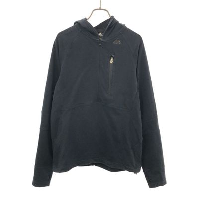 adidas トレーニング 長袖 ハーフジップ パーカー