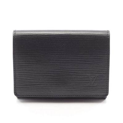 Louis Vuitton Enveloppe Carte de Visite Epi Leather "Noir"