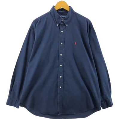 古着 ラルフローレン Ralph Lauren BLAKE 長袖 ボタンダウンシャツ メンズXL相当/eaa548035