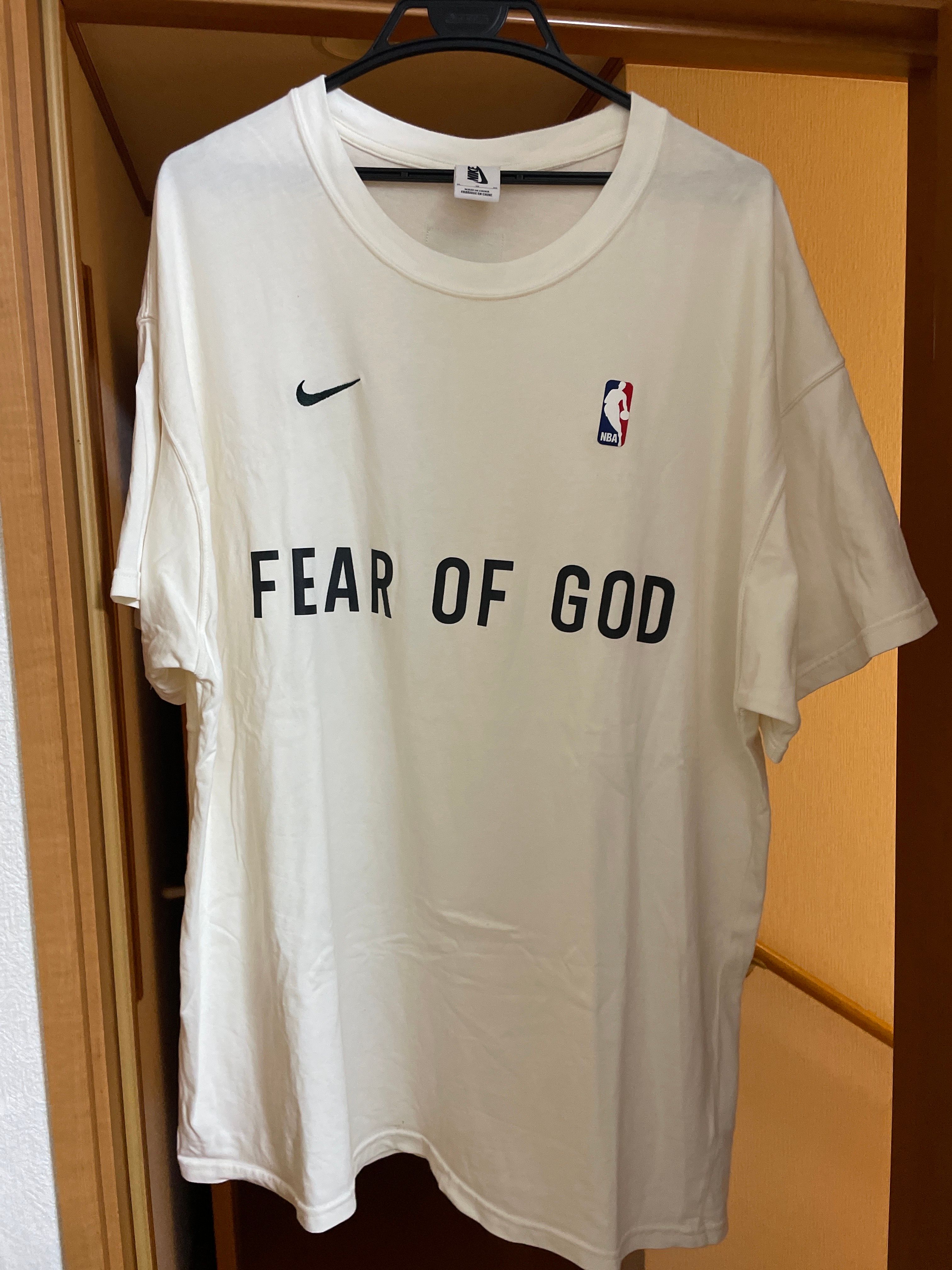 FEAR OF GOD / Nike Warm Up T-Shirt "Sail"
