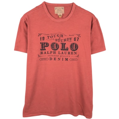 古着 ラルフローレン Ralph Lauren POLO by Ralph Lauren 半袖 プリントTシャツ メンズM相当/eaa658605