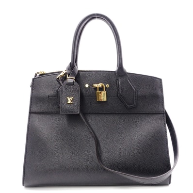 ルイ・ヴィトン シティ スティーマー MMハンドバッグ レディース