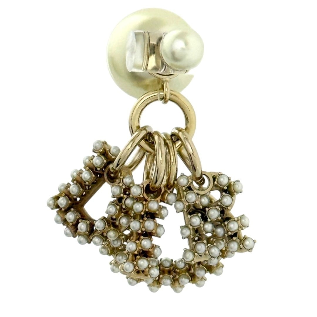 ディオール レディース シングル トライバル ピアス 片耳用 フェイクパール