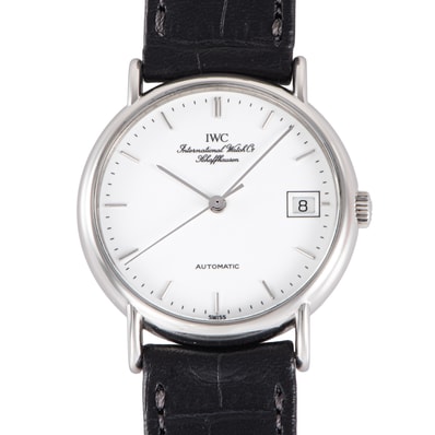 IWC ポートフィノ IW351320 1990年代 筆記体ロゴ 魚リューズ cal.37521 ステンレススチール【中古】