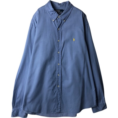 古着 ラルフローレン Ralph Lauren CUSTOM FIT 長袖 ボタンダウンシャツ メンズXXL相当/eaa634483