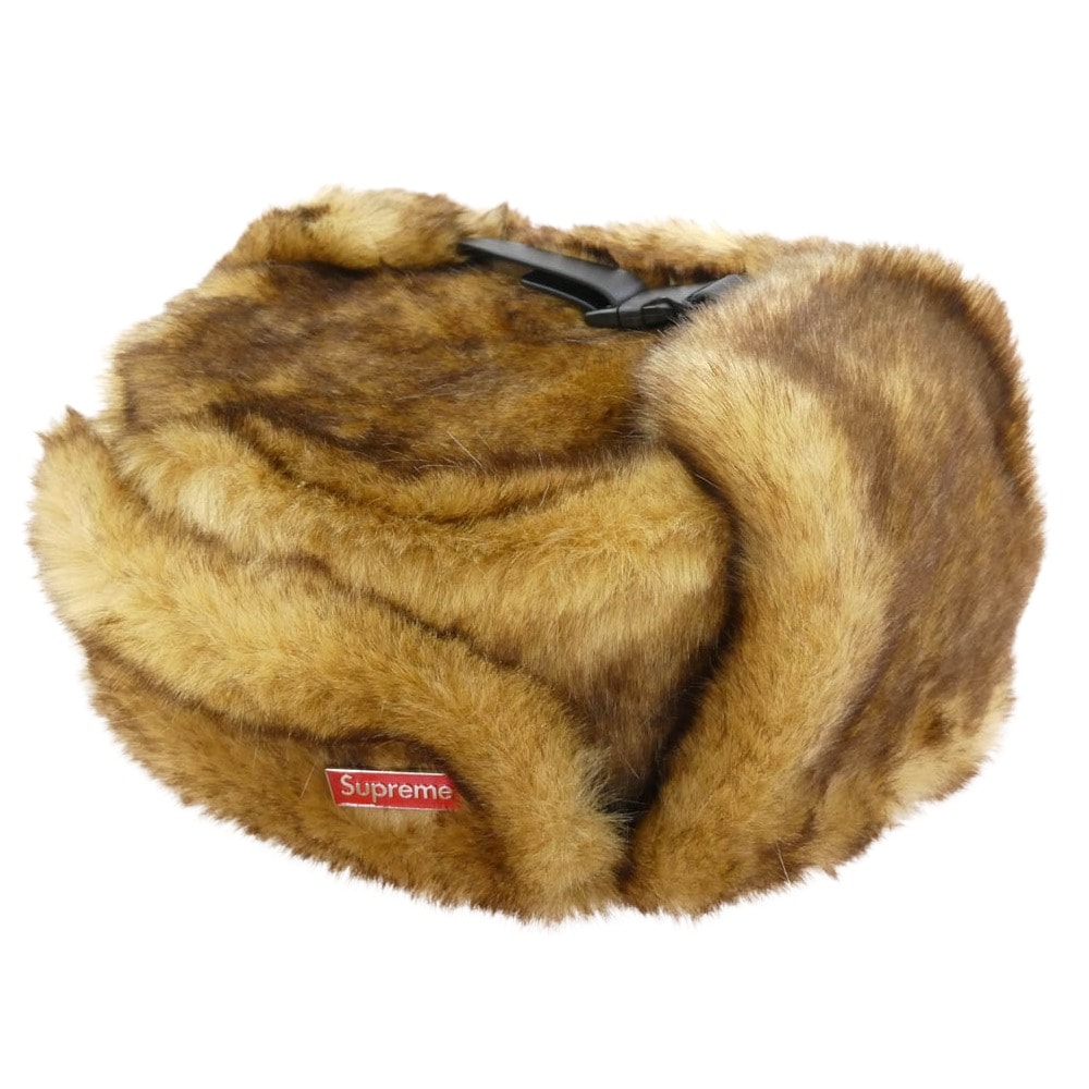 Supreme シュプリーム 帽子 25AW Ushanka Hat ウシャンカ ハット 帽子 ブラウン系【極上美品】【中古】
