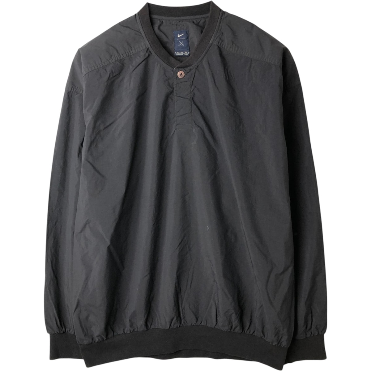 古着 ナイキ NIKE GOLF ゴルフ ハーフボタン ナイロンプルオーバー メンズXL相当/eaa618340