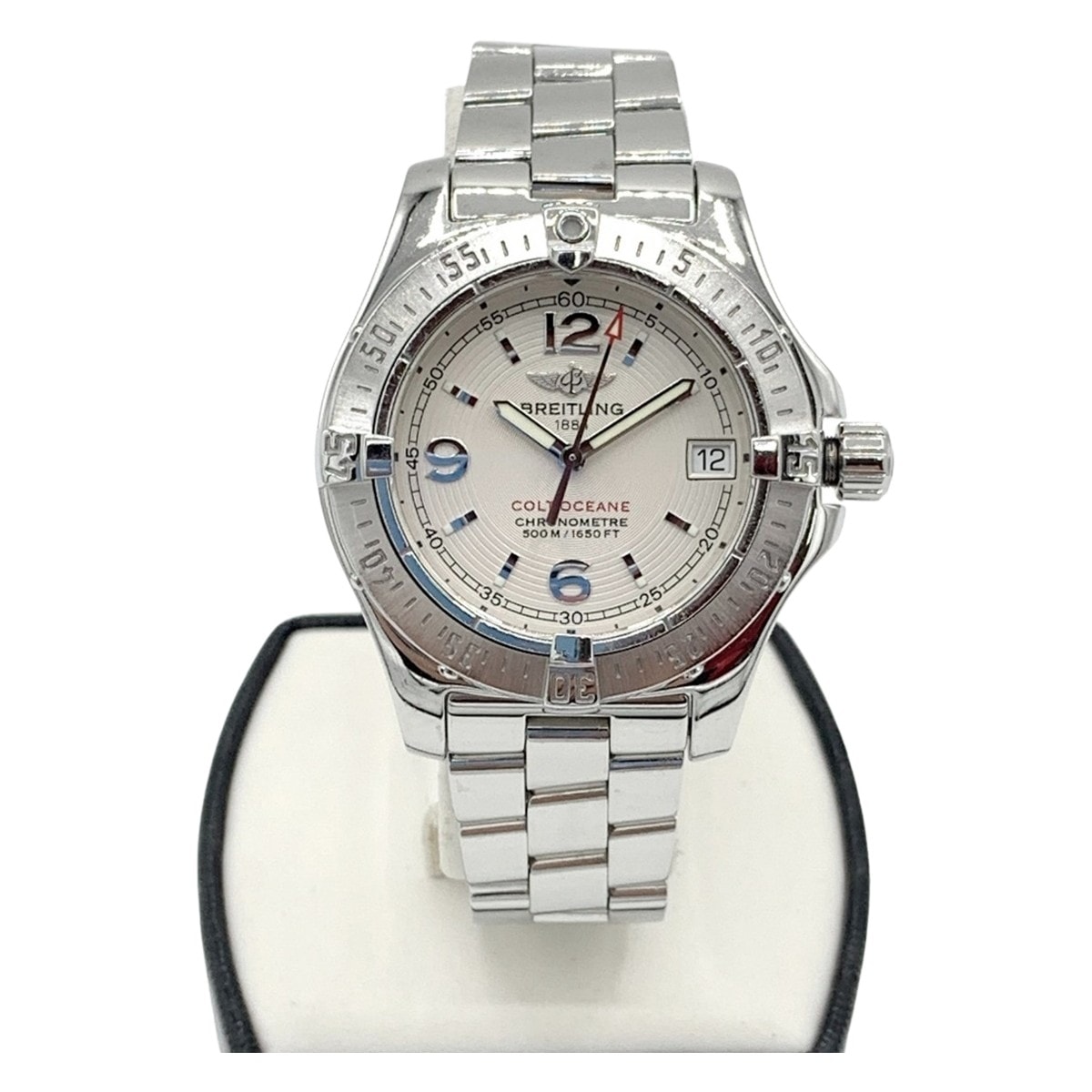 〇〇BREITLING ブライトリング コルト オーシャン レディース 腕時計 A77380 シルバー x ホワイト