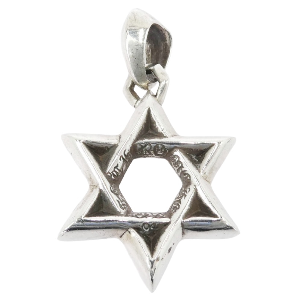Chrome Hearts Small Star of David Pendant "Silver"