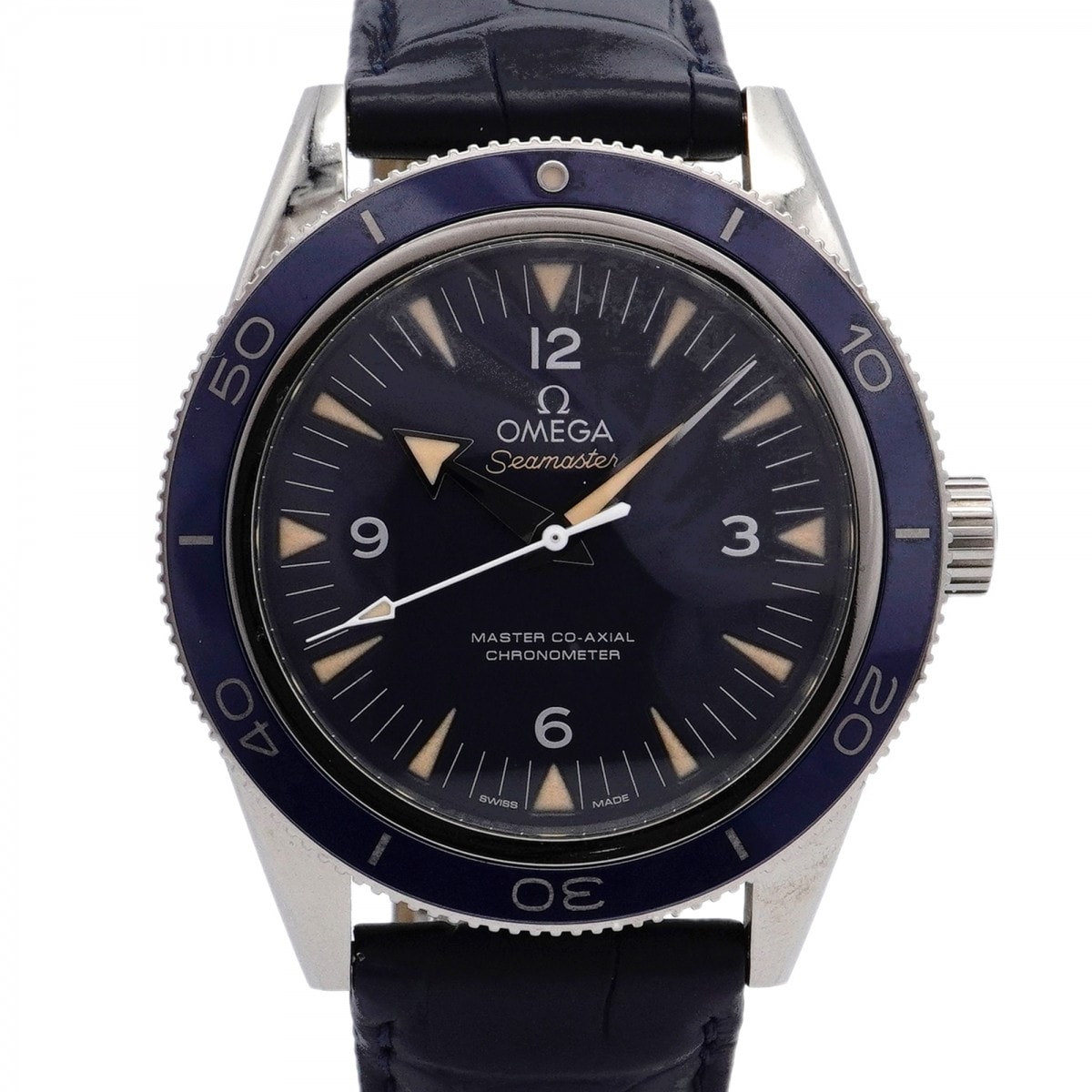 【6wdd0362】オメガ シーマスター 233.92.41.21.03.001 ネイビー文字盤【中古】腕時計 メンズ