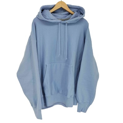 ARENE REVERSE WEAVE PO HOOD WASHERD STALET BLUE【1140143683094】