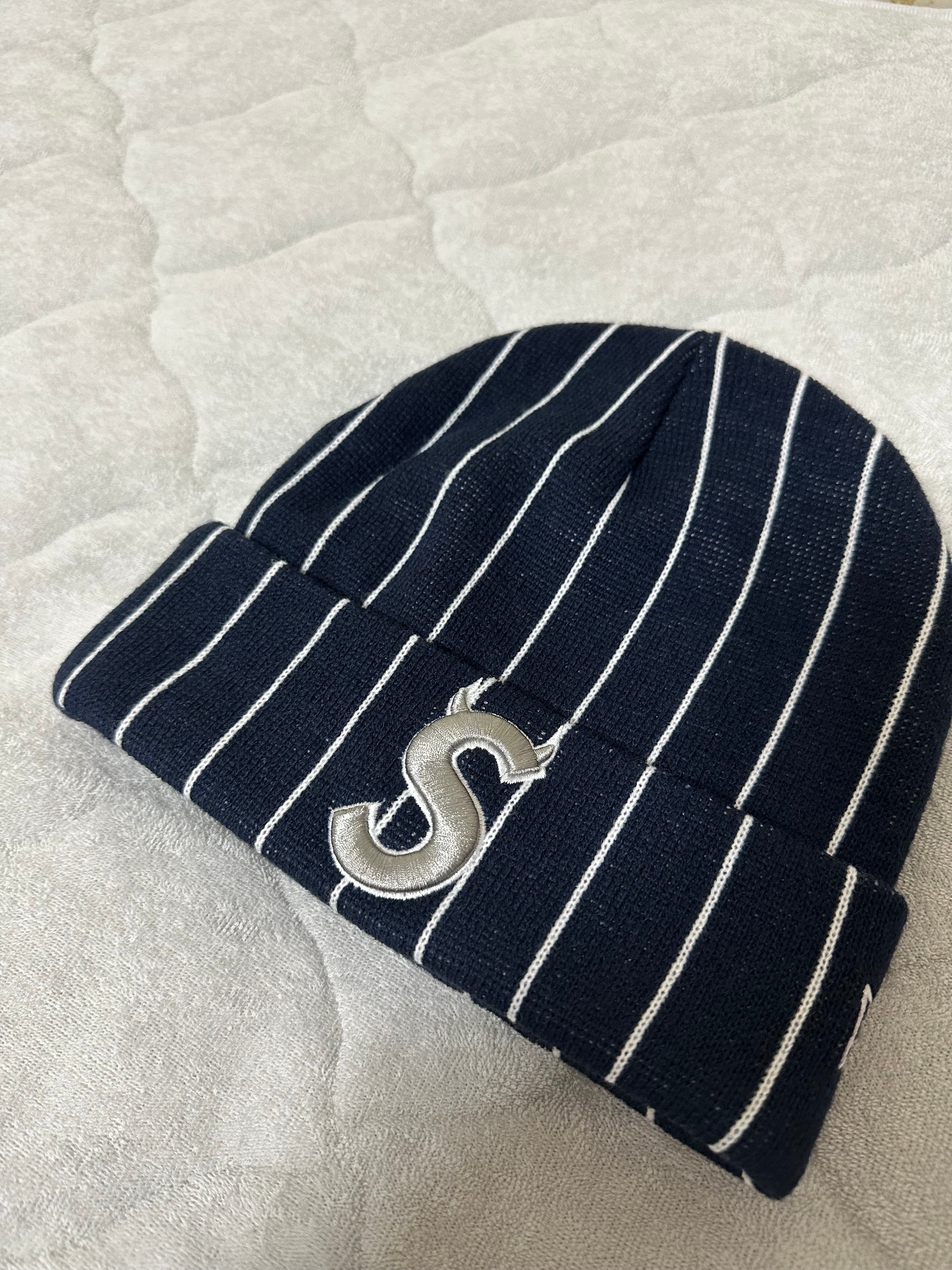 Supreme New Era Devil S Logo Beanie "Stripe"