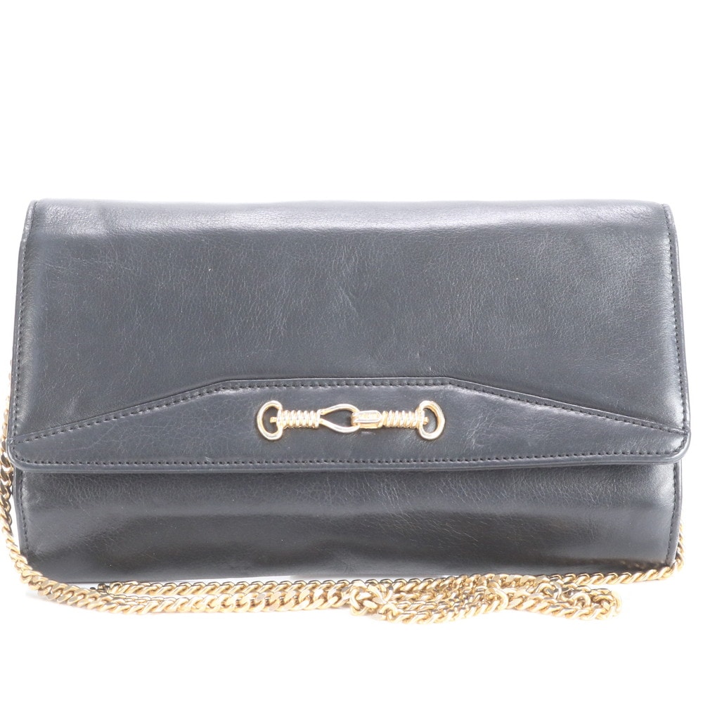 ■極美品 セリーヌ チェーンショルダーバッグ レザー