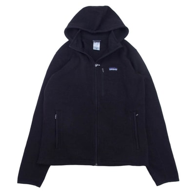 patagonia パタゴニア 25660F9 BETTER SWEATER HOODIE ベター セーター フーディ ジップ パーカー ブラック系 M【中古】
