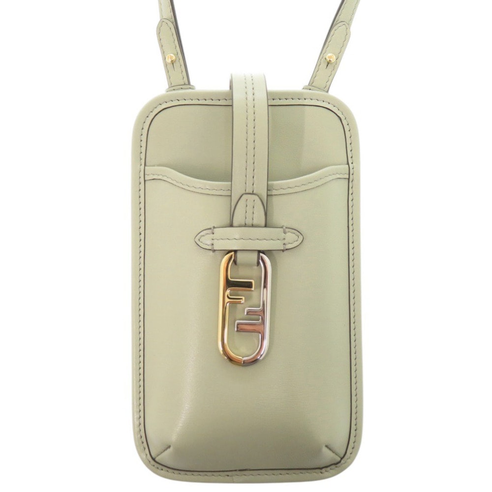 フェンディ 7AS131 フォンポーチ レザー グリーン