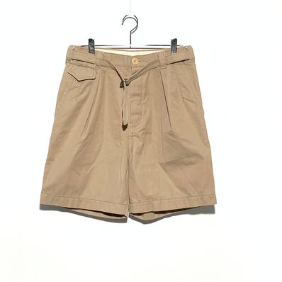 sacai Belted Chino Shorts Beige