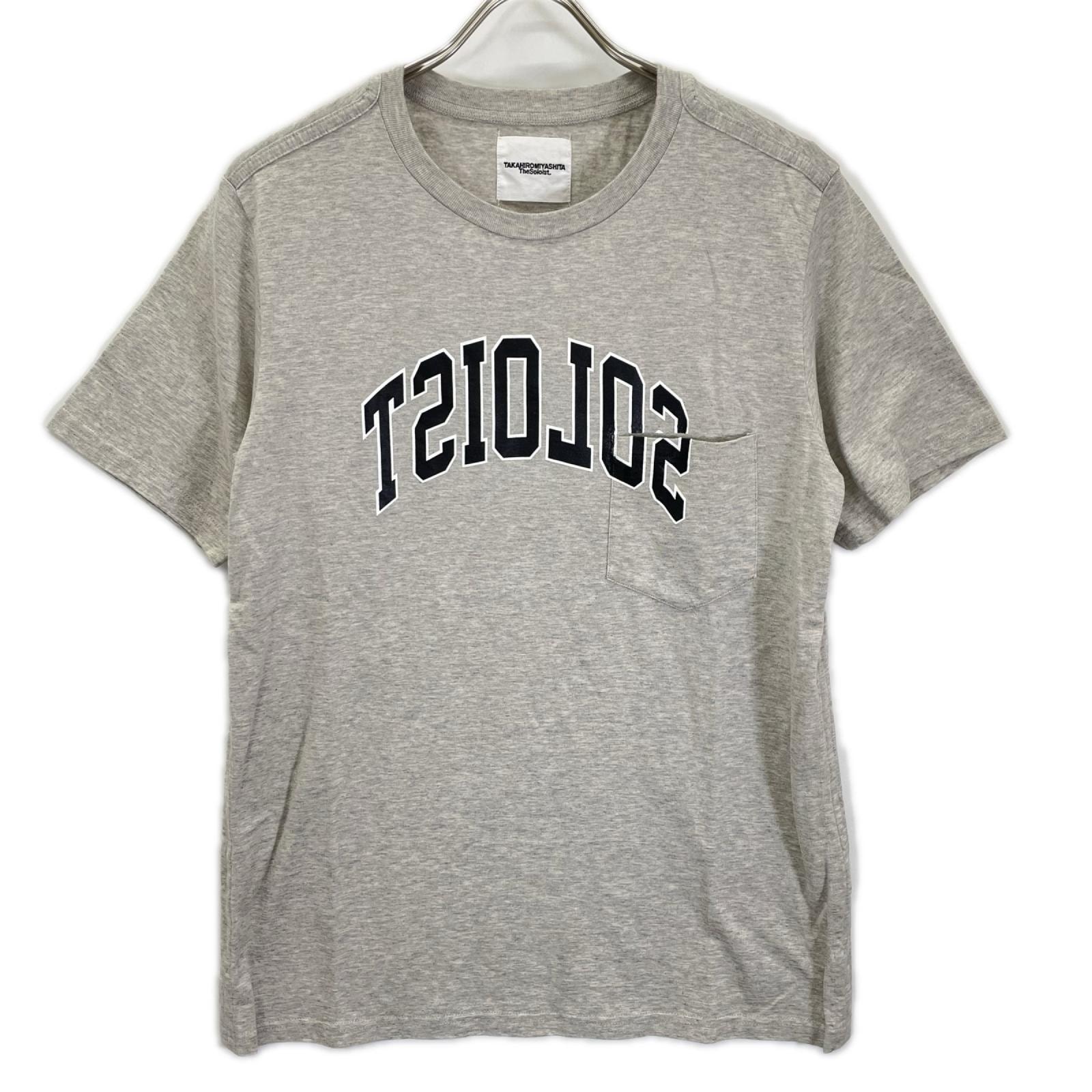 タカヒロミヤシタ ザ ソロイスト. グレー s/s regular size pocket tee 46