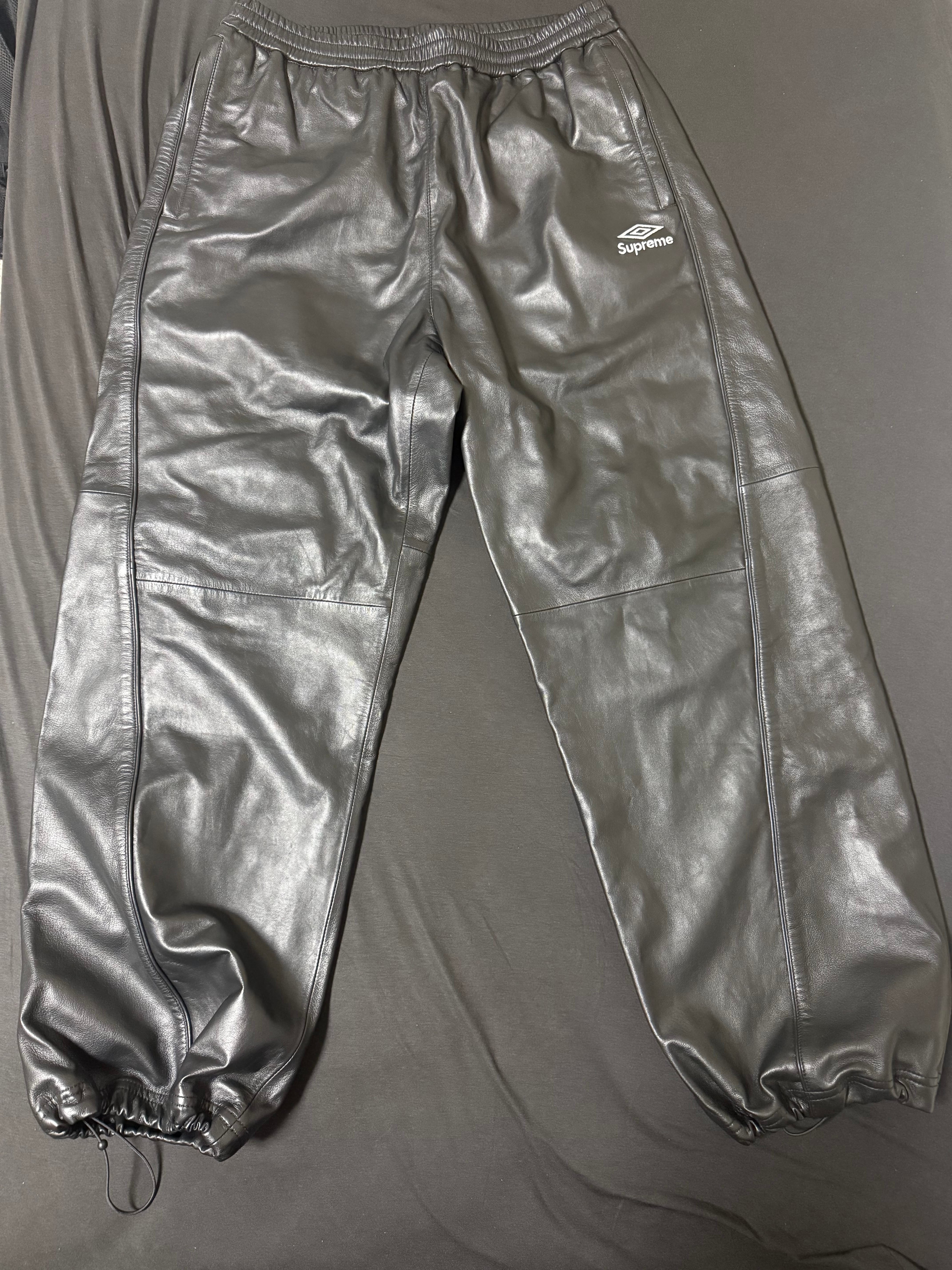 Supreme x Umbro Leather Track Pant 