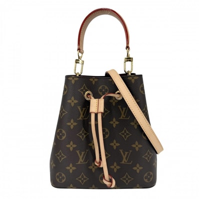 LOUIS VUITTON ルイヴィトン 2WAY ネオノエBB ショルダーバッグ ハンドバッグ 肩掛け 斜め掛け 鞄 かばん M46581 モノグラムキャンバス ブラウン 茶 ゴールド金具 レディース【中古品】
