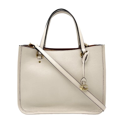 COACH コーチ タイラー キャリーオール28 2WAY ショルダーバッグ
トートバッグ C3460 レザー ベージュ レディース
【中古】
