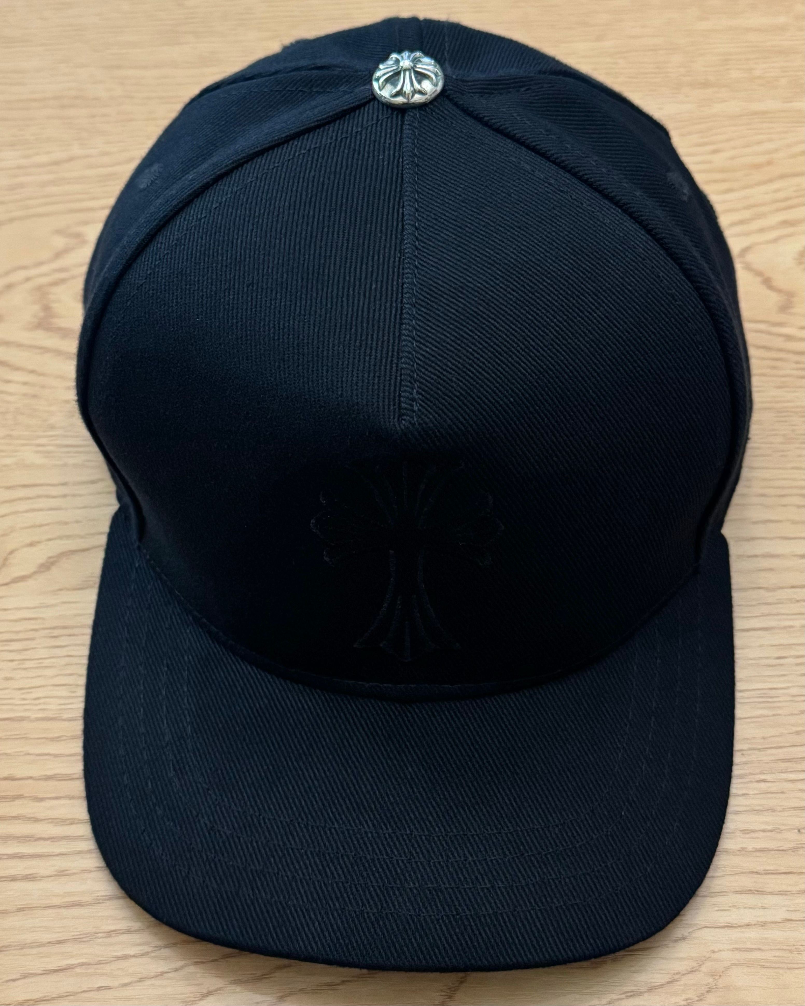 Chrome Hearts Baseball Denim Cap Cross "Black"
