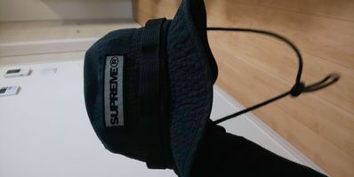 Supreme Reflective Patch Boonie "Black"
