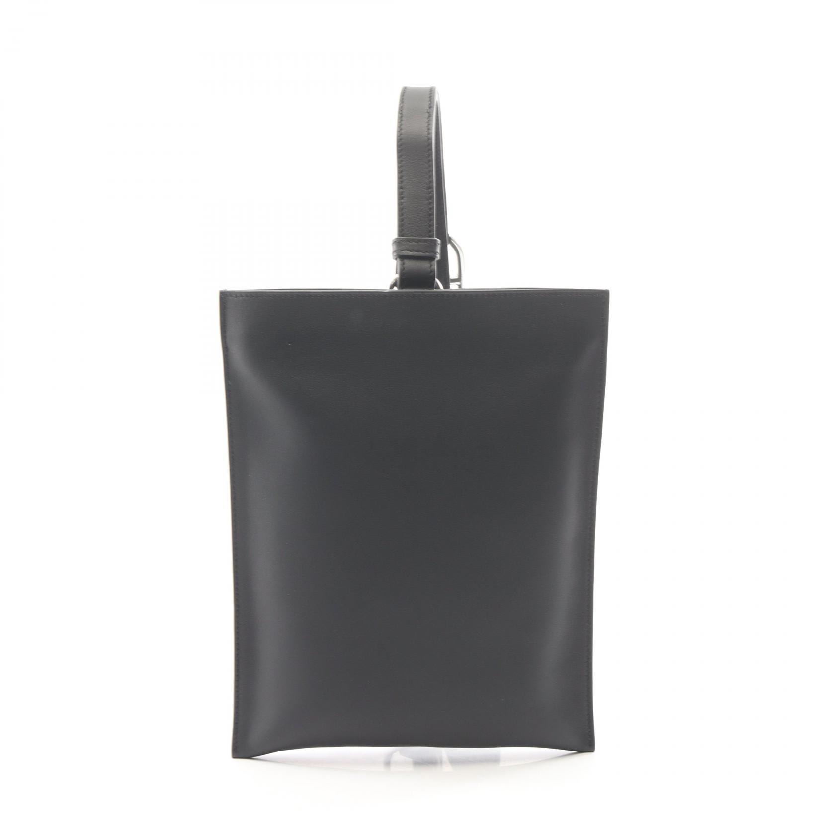 エルメス HERMES ポルトフォイユ ポッシャンプリュス ウエストバッグ ボディバッグ バッグ レザー ヴォースイフト W刻印(2024年製造) メンズ ブラック系 【中古】