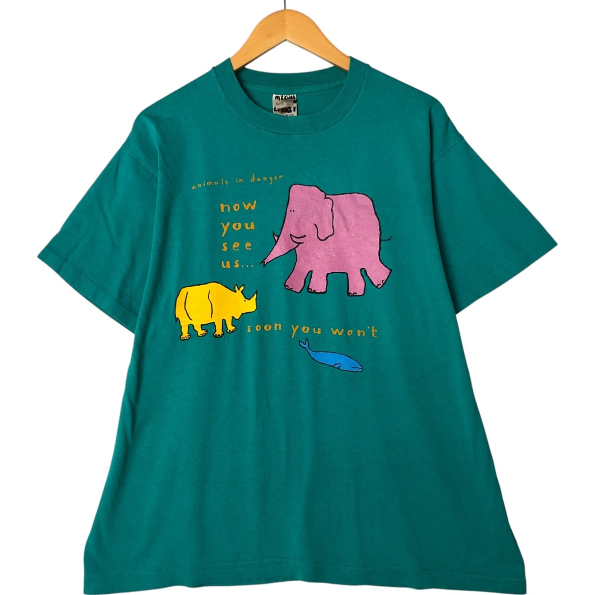 古着 90年代 フルーツオブザルーム FRUIT OF THE LOOM メッセージプリントTシャツ メンズXL相当 ヴィンテージ/eaa556884