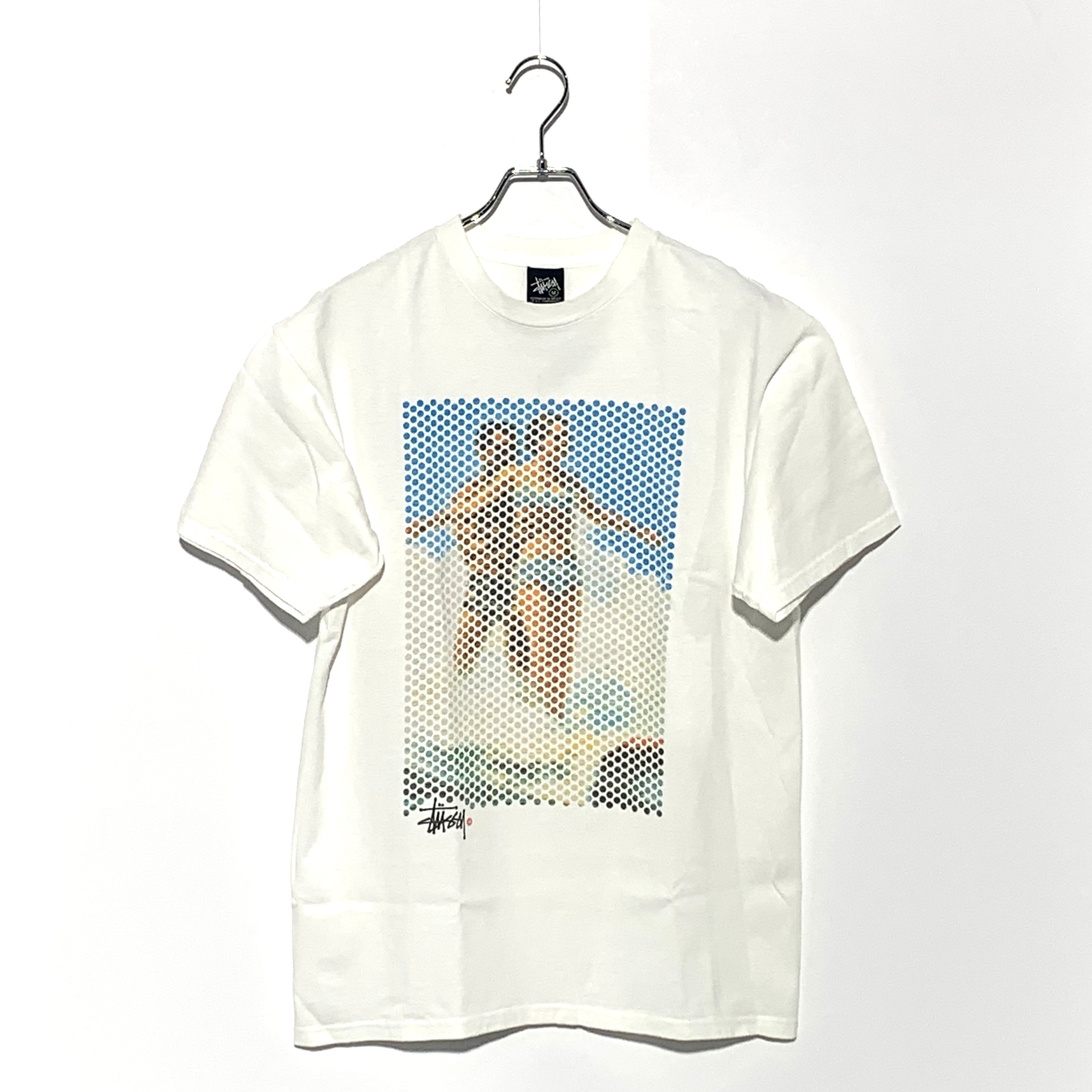 STUSSY DOT PHOTO PRINT TEE White