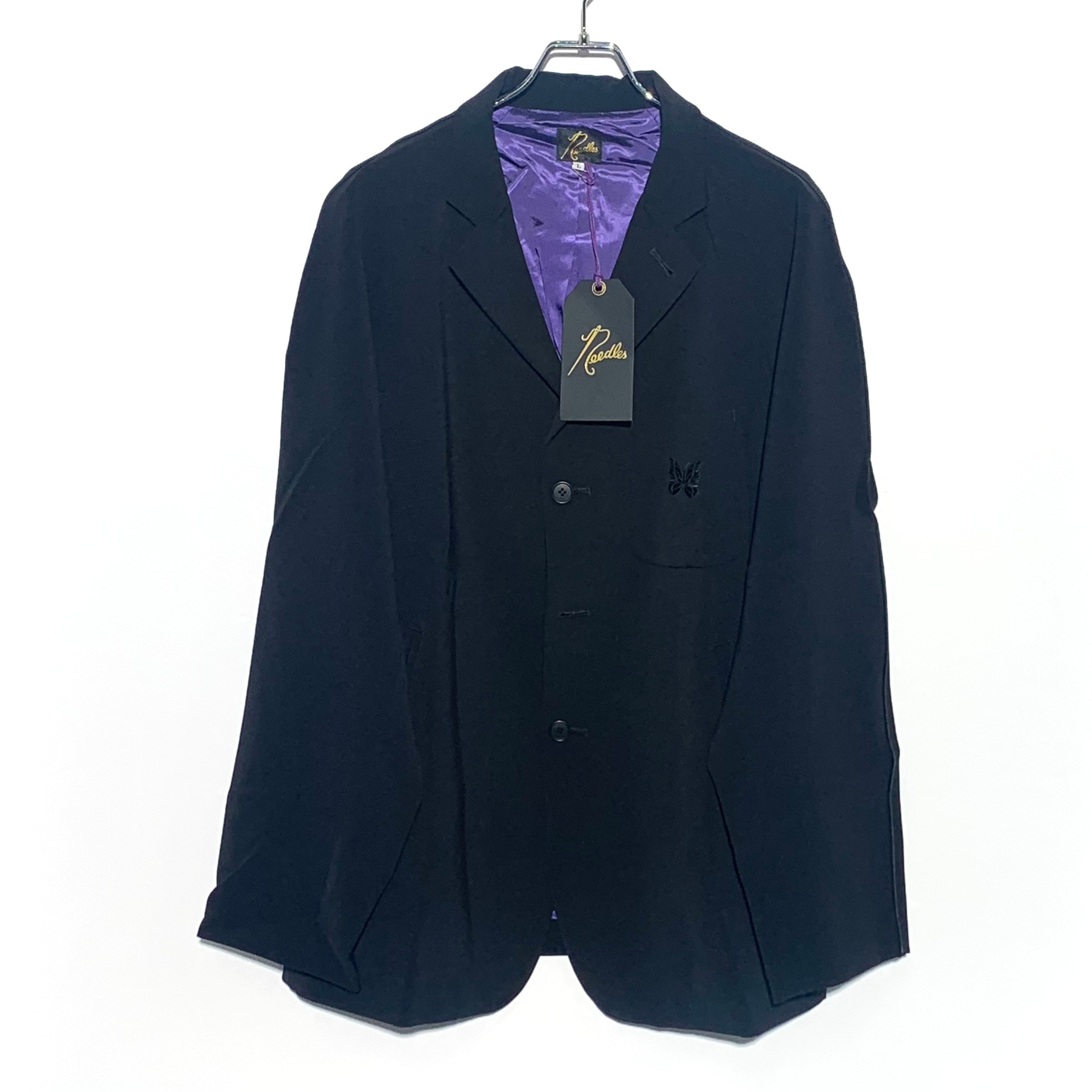 NEEDLES STUDIOUS Cow Boy RagIan Jacket BIack