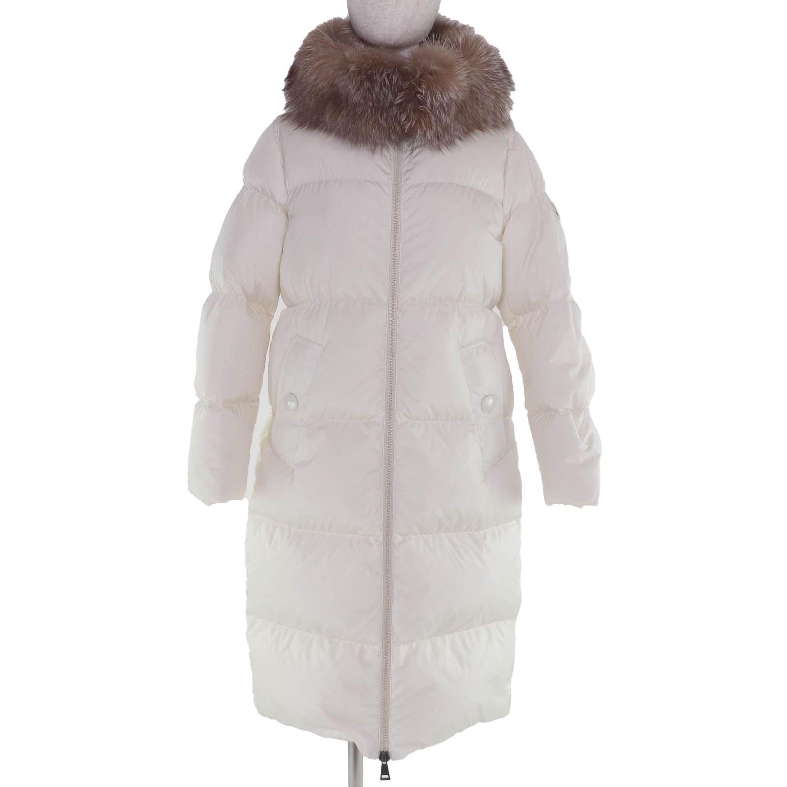 美品 モンクレール ダウンコート MARRIONNIER アイボリー 0