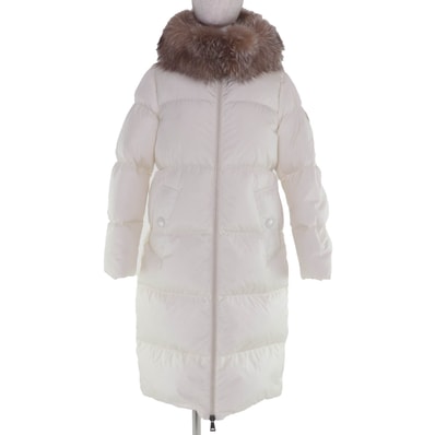 美品 モンクレール ダウンコート MARRIONNIER アイボリー 0