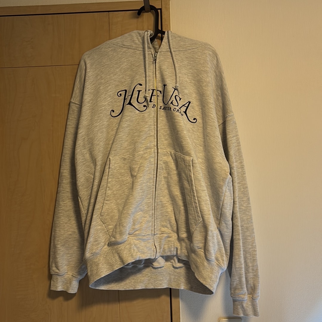 HUF Manhattan Tech Full Zip Hoodie "Ash Grey"