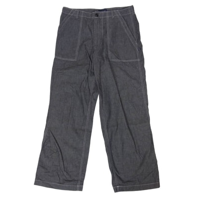 DESCENDANT ディセンダント パンツ 25SS 251WVDS-PTM03 BAKER CHAMBRAY TROUSERS ベイカー シャンブレー トラウザー パンツ ブラック系 2【中古】