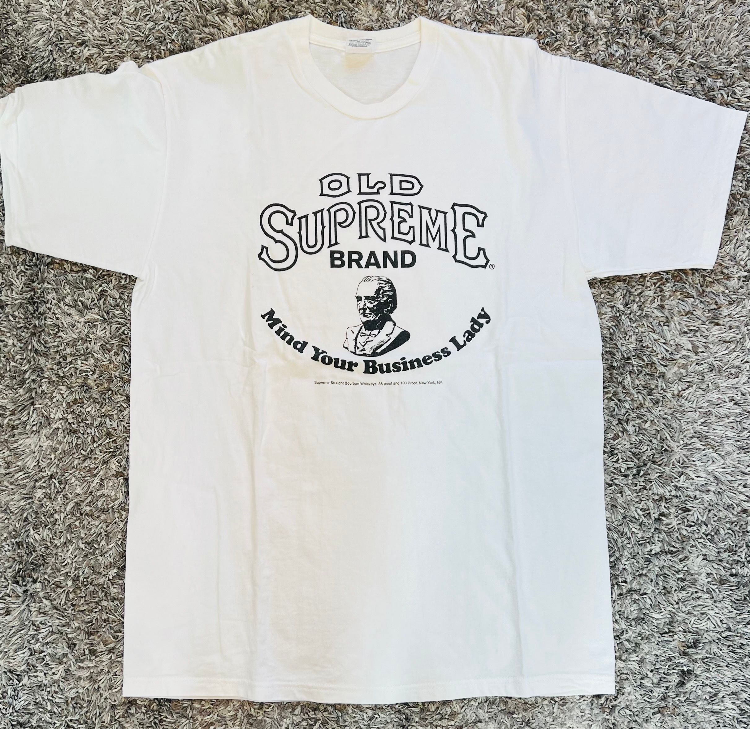 Supreme Mind Your Business Tee "White"