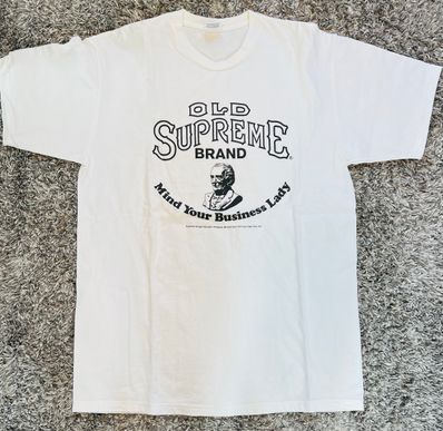 Supreme Mind Your Business Tee "White"