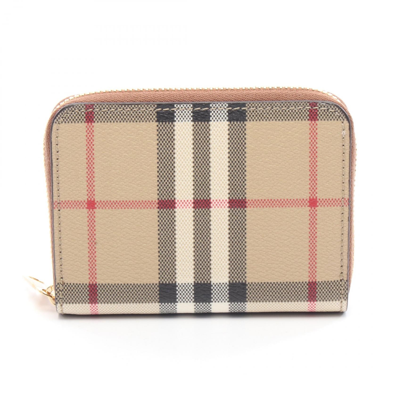 バーバリー BURBERRY ラウンド財布 財布 PVC レディース ベージュ系 / マルチカラー 8094439 【新品】