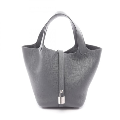 エルメス HERMES ピコタンロックPM ハンドバッグ バッグ トリヨンクレマンス トリヨンクレマンス レディース グレー系 【中古】