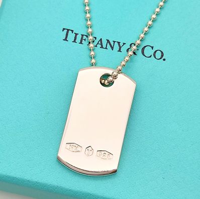 Tiffany & Co. Tiffany 1837 Makers I.D. Tag Pendant "Sterling Silver"