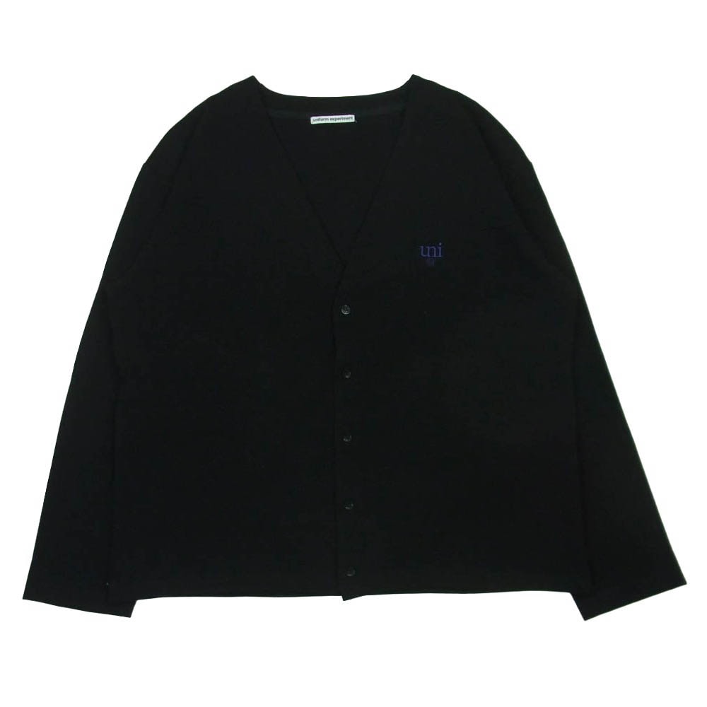 uniform experiment ユニフォームエクスペリメント 25AW UE-252061 MILANO PONTE CARDIGAN ミラノ ポンテ カーディガン ブラック系 2【中古】
