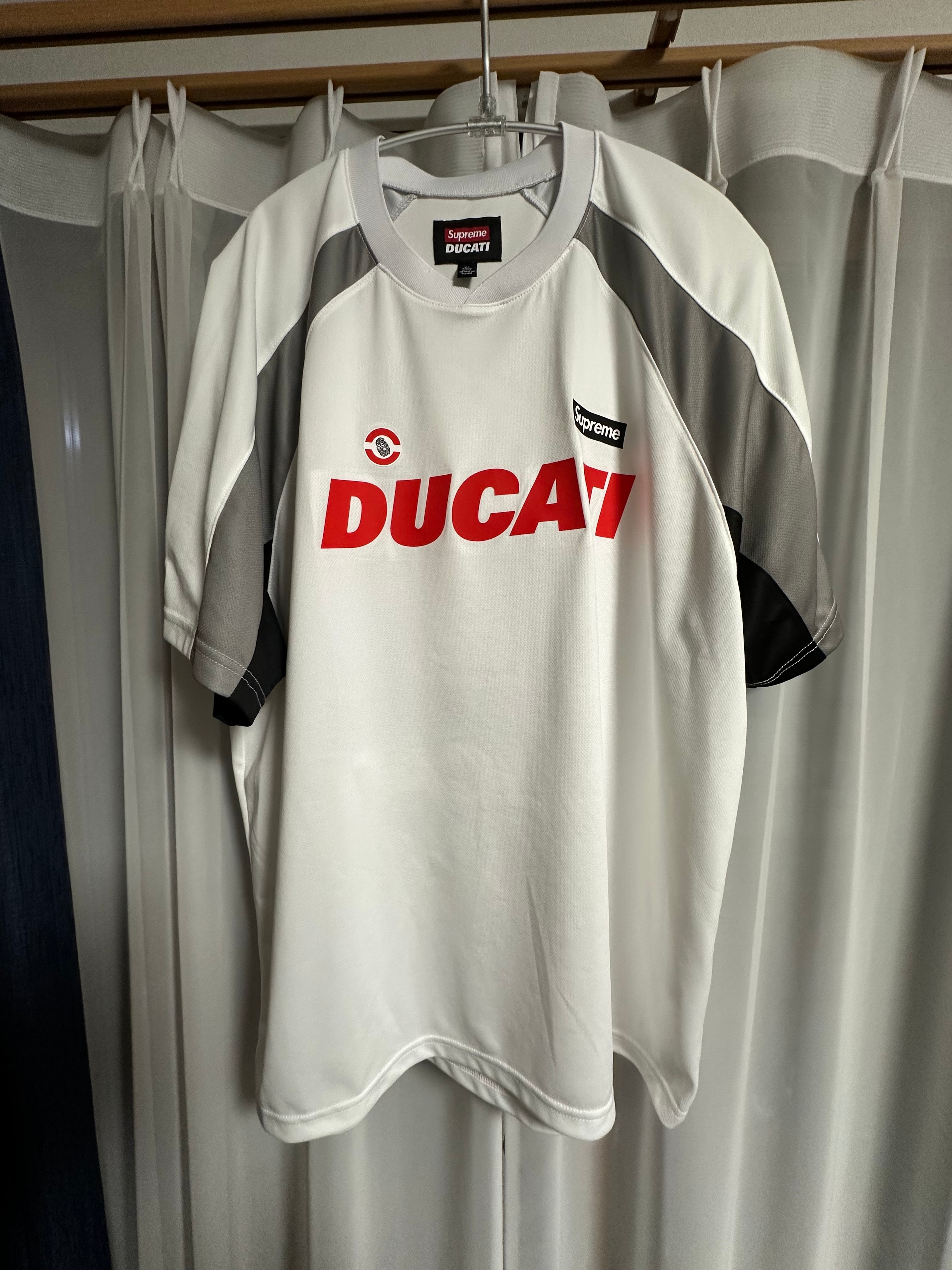 Supreme x Ducati Soccer Jersey "White"