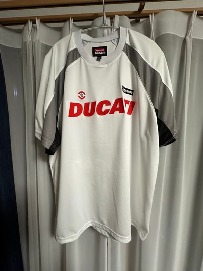 Supreme x Ducati Soccer Jersey "White"