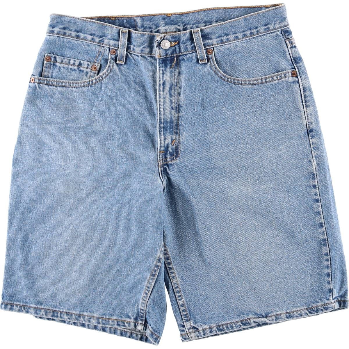 古着 90~00年代 リーバイス Levi's 550 RELAXED FIT デニムショーツ ハーフパンツ ジョーツ USA製 メンズw34相当/eaa627205