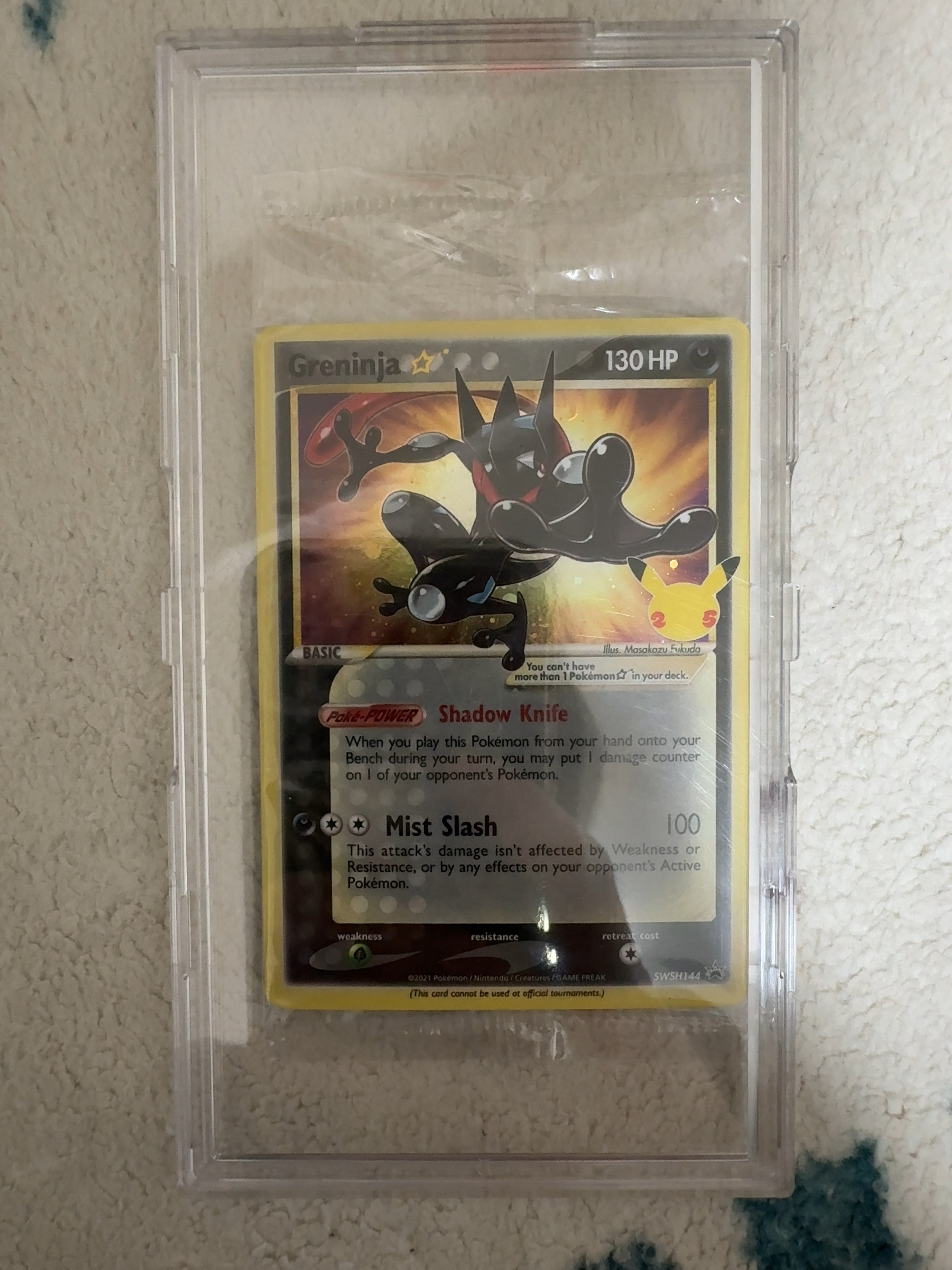 状態A】ゲッコウガ☆ P [SWSH144]【英語版】(ソード&シールド「セレブ