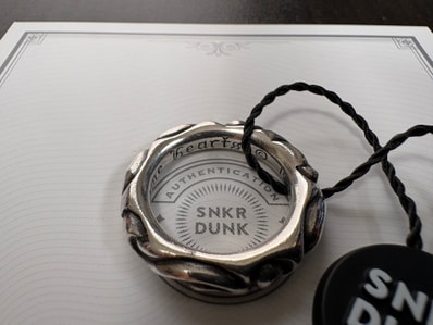 Chrome Hearts Scroll Band Ring "Silver"