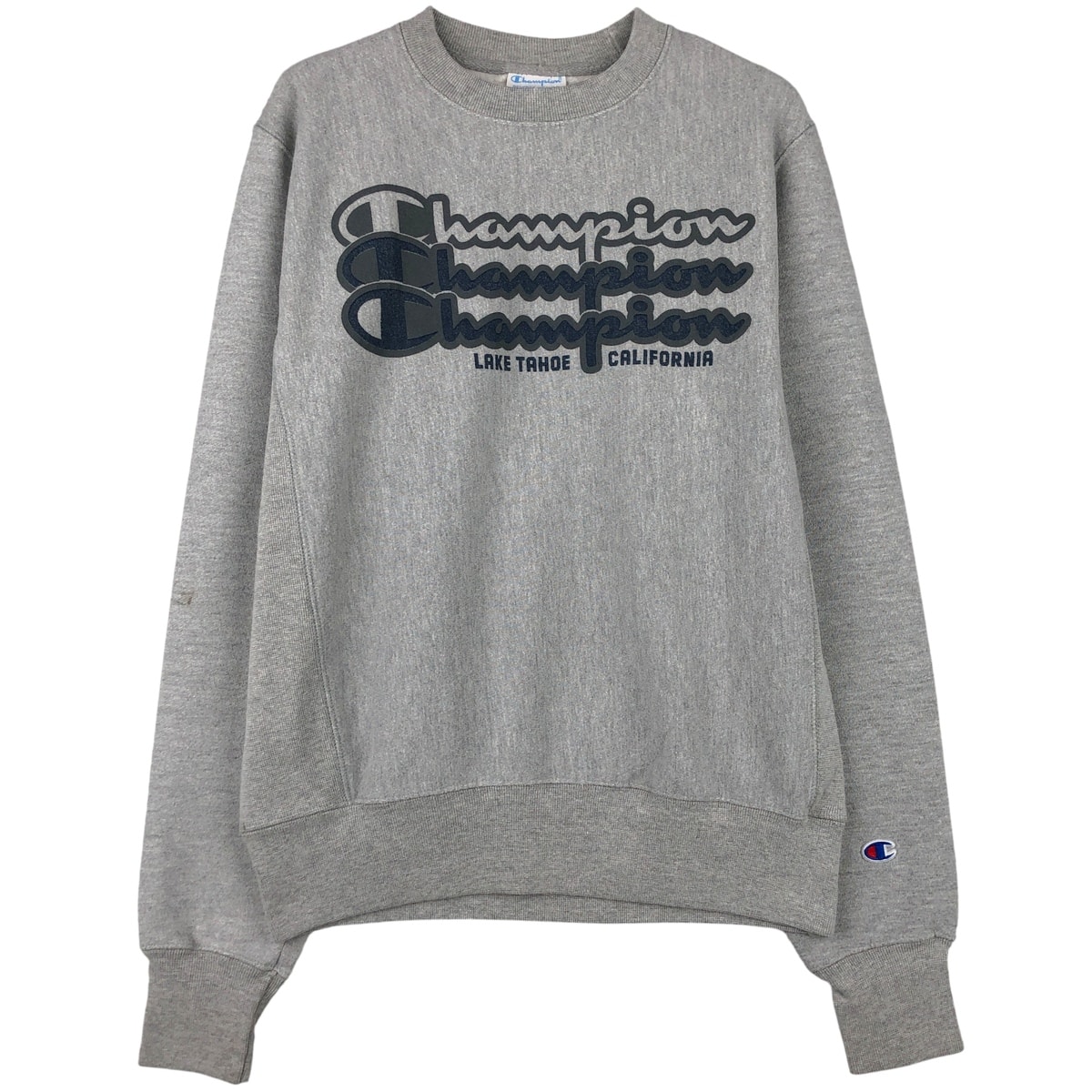 古着 チャンピオン Champion REVERSE WEAVE リバースウィーブ ロゴスウェットシャツ トレーナー メンズS相当/eaa597456