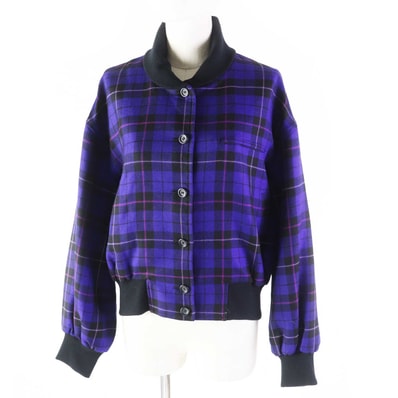 極美品 クリスチャンディオール ブルゾン パープル系 レディース M