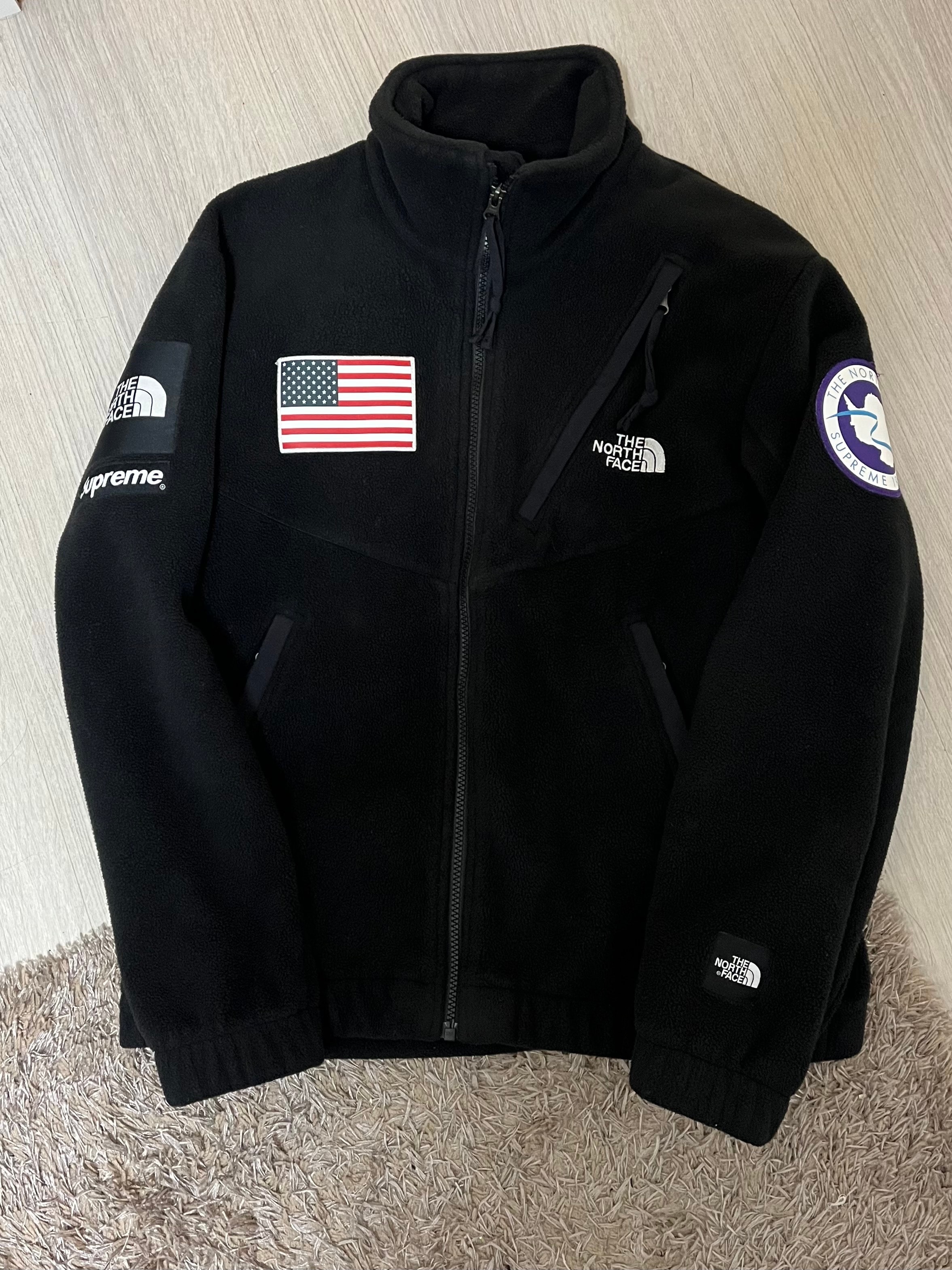 Supreme x The North Face Polartec Fleece Jacket "Black"