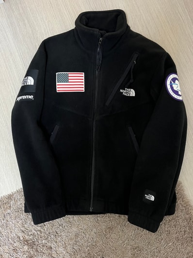 Supreme x The North Face Polartec Fleece Jacket "Black"