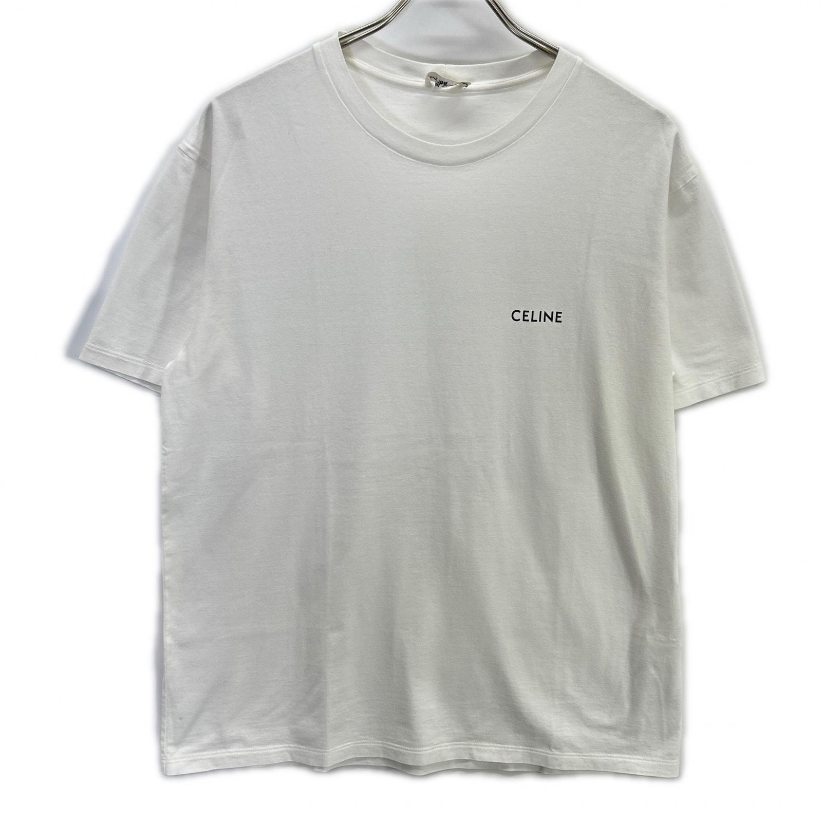 セリーヌ 2X43C671C ロゴ ルーズTシャツ S